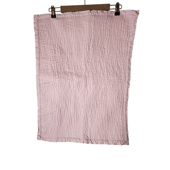 STYLE & CO Light Pink Quilted Textured STANDARD Pillow Shams Set of 2 - Picture 1 of 9